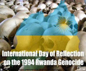 Puzzle Ημέρα της γενοκτονίας της Ρουάντα το 1994 ο προβληµατισµός